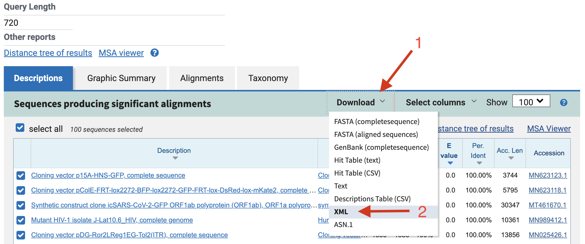 NCBI via Website